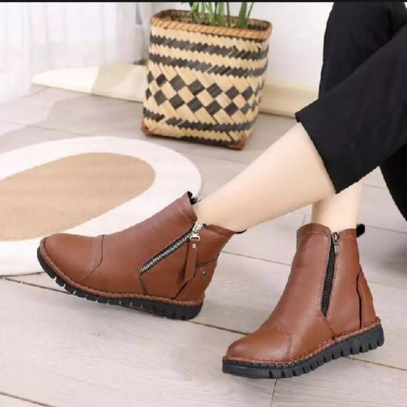 BOOTS RESLETING LADY | Sepatu Boots Wanita BTS Terbaru Korea  Style