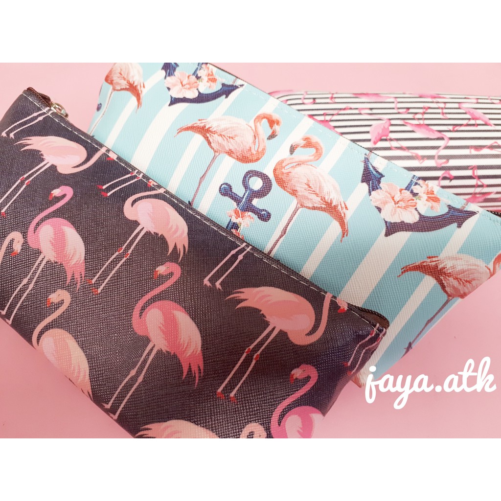 Tempat Pensil / Kotak Pensil Kain Flamingo JH-833