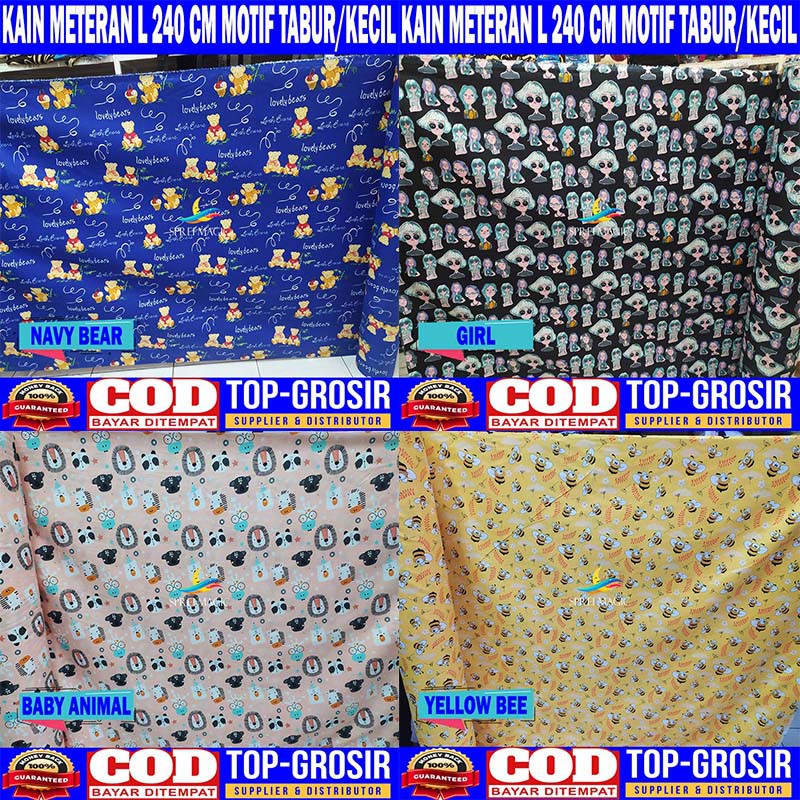 Kain Sprei Meteran L 240 cm KM