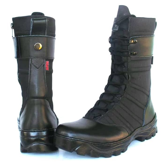SEPATU PDL NINJA KULIT ASLI MERK APIK SEPATU PDL TNI POLRI SECURITY SATPAM SEPATU BOOTS PRIA KULIT