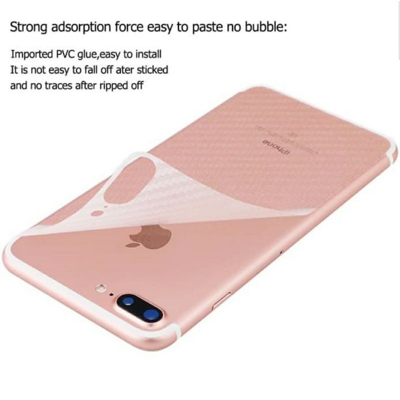 Carbon Garskin for Realme 7 / Narzo 20 Pro Premium 3D Carbon Back Skin Anti Gores Belakang