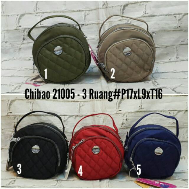 Tas bulat chibao  selempang&jinjing cb 21005