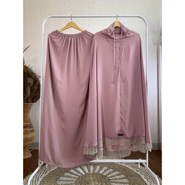 Shafiyyah - Mukenah Dewasa 2 in 1 bahan zanetha premium by Riskirich