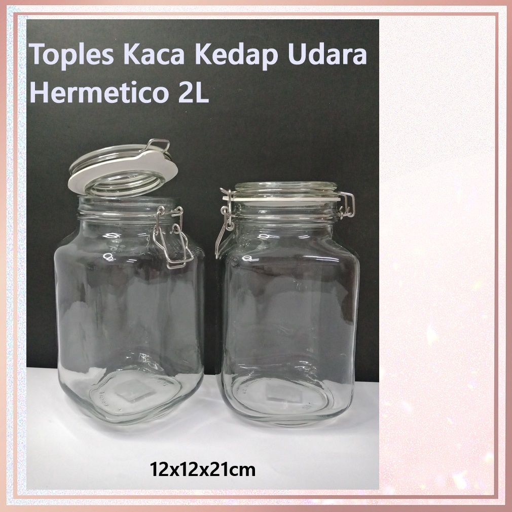 Toples Kedap Udara Hermetico Kedaung 2L