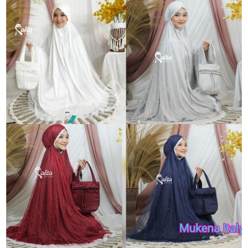 mukena satin premium