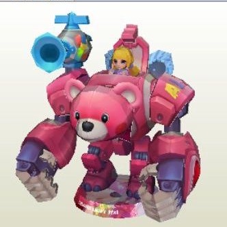 Hero Mobile Legends Jawhead Candy Bear Papercraft