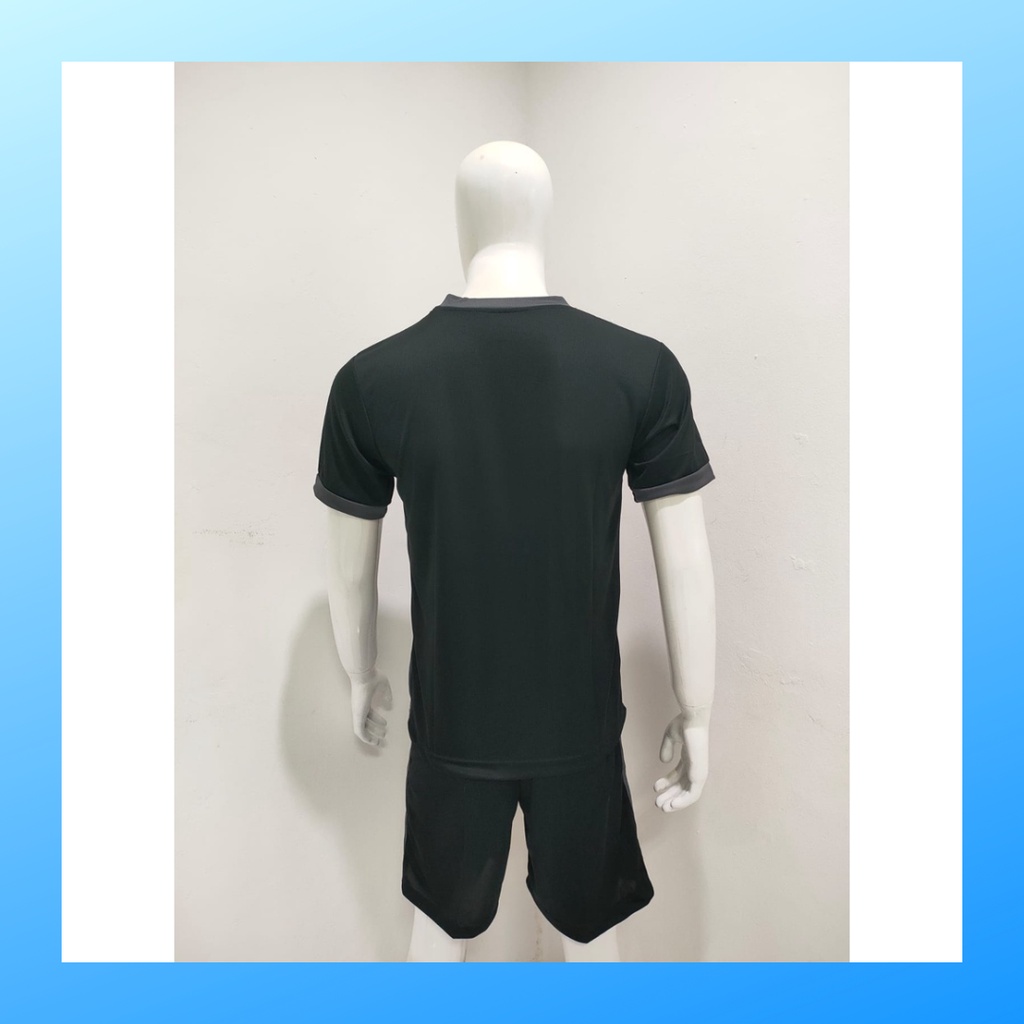 jersey futsal pria kaos sepak bola baju dan celana setelan wanita dewasa t-shirt outfit seragam jarsey kostum olahraga pakaian apparel print sport jersy soccer casual jersi suit AD166 grey