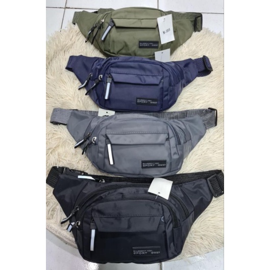 Importirbags!!! Tas Selempang Pria Anti Air Waitsbag Waterproof Import Original