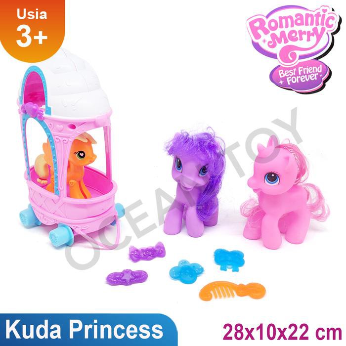 Mainan Little Pony Train Set Kereta Kuda Little Pony - 102