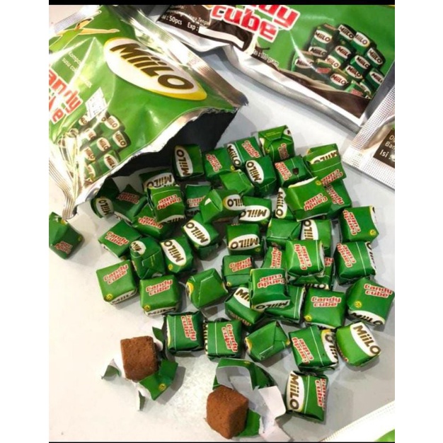 

MILO CUBE ISI 50PCS (PACK) MILO COKELAT GROSIR (FREE MASKER)