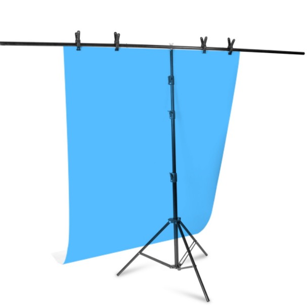 T-Shape Meking Stand Background Backdrop Photography Varian Ukuran Bonus 4 Clip