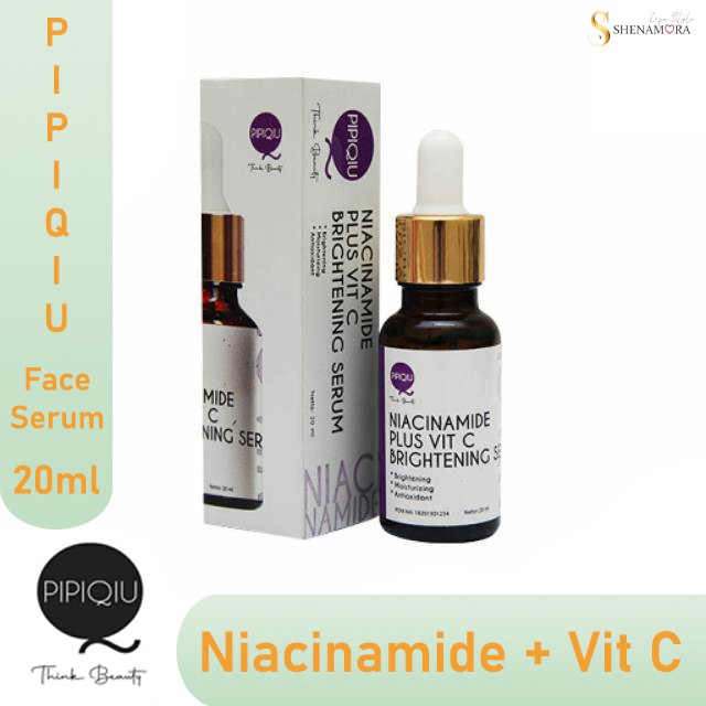 Pipiqiu Serum Muka Brightening Niacinamide + Vitamin C 20 ml