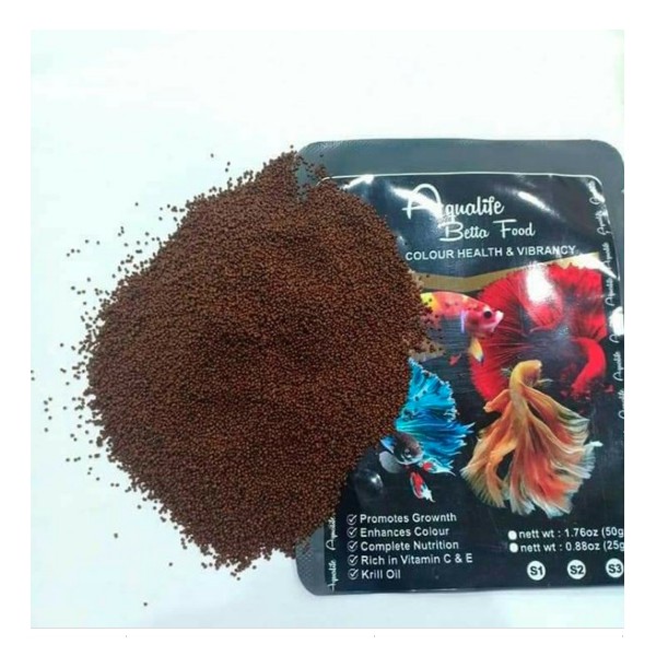 Pelet Aqualife Betta Food Pellet Pakan Makanan Ikan Cupang Aqua Life