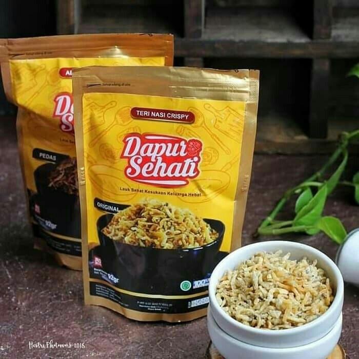 Teri Nasi Crispy Dapur Sehati Non Msg Lauk Instan Enak &amp; Praktis 92 g