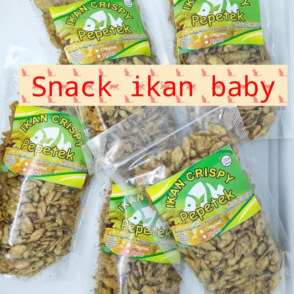 

KERIPIK IKAN KECIL RASA ORIGINAL GURIH DAN PEDAS GURIH HALAL DAN RENYAH ikan hiu makan tomat