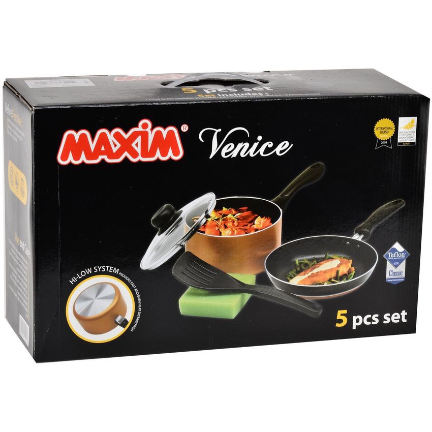 Home-Klik Maxim Wajan Venice Set - Anti Lengket