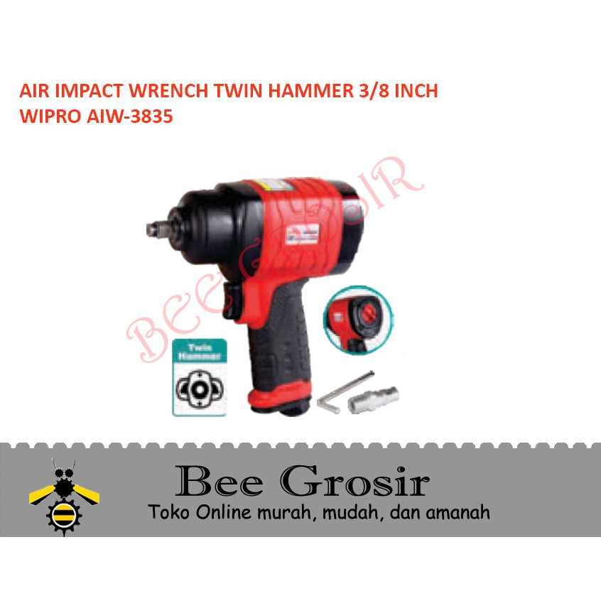 Air Impact Wrench 3/8 Inch WIPRO AIW3835 AIW 3835