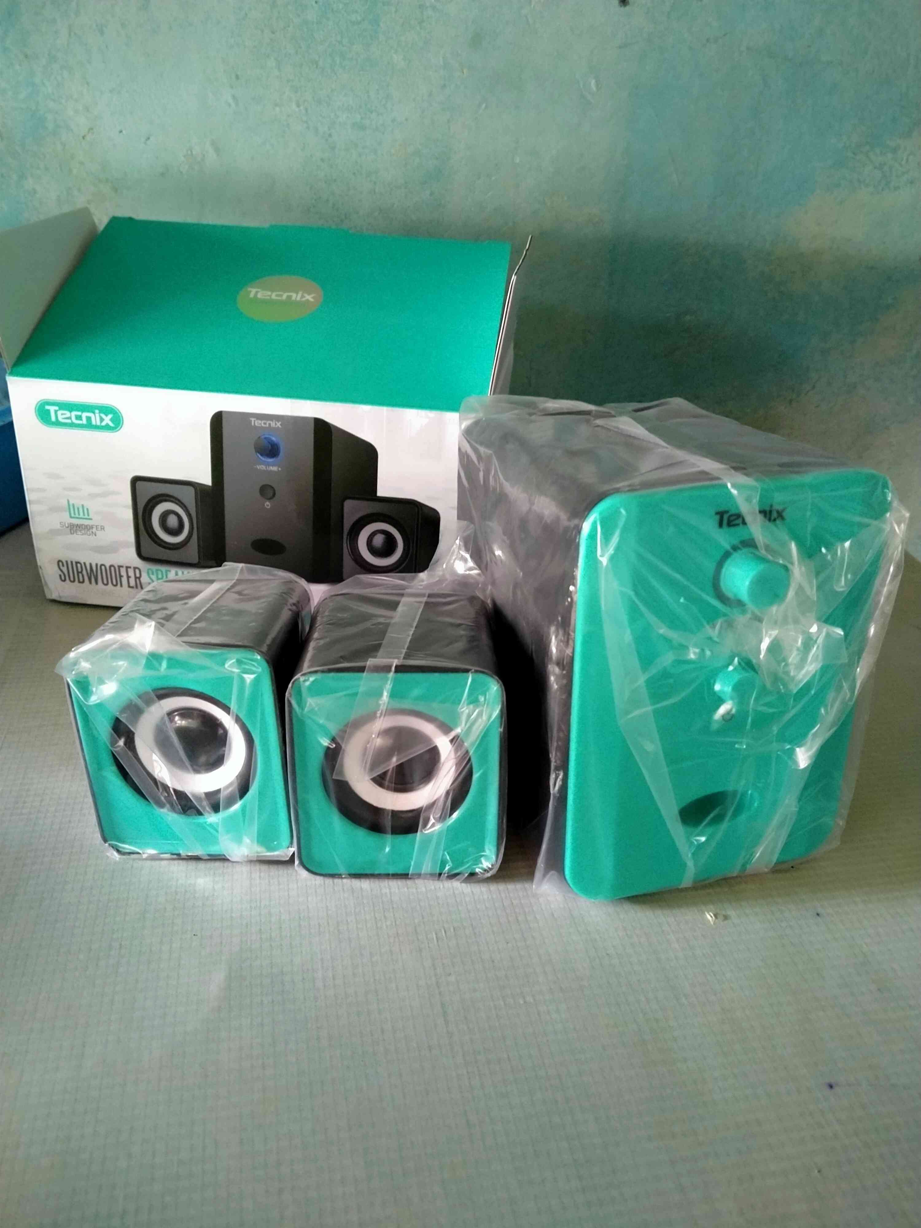 Tecnix SPK-S080 - Subwoofer Speaker 2.1 Channel Design