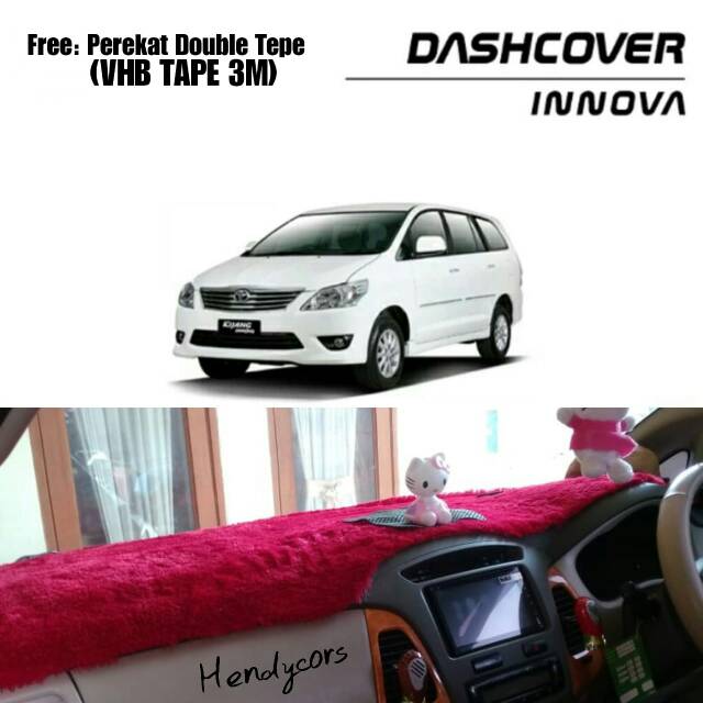 Alas dashboard innova lama  bulu rasfur free perekat