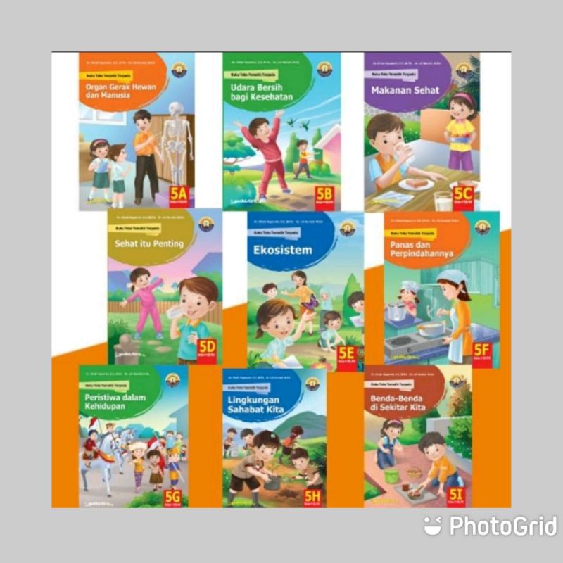 BUKU TEKS TEMATIK TERPADU KELAS V SD/MI.5A-5I YUDISTIRA K13 REVISI