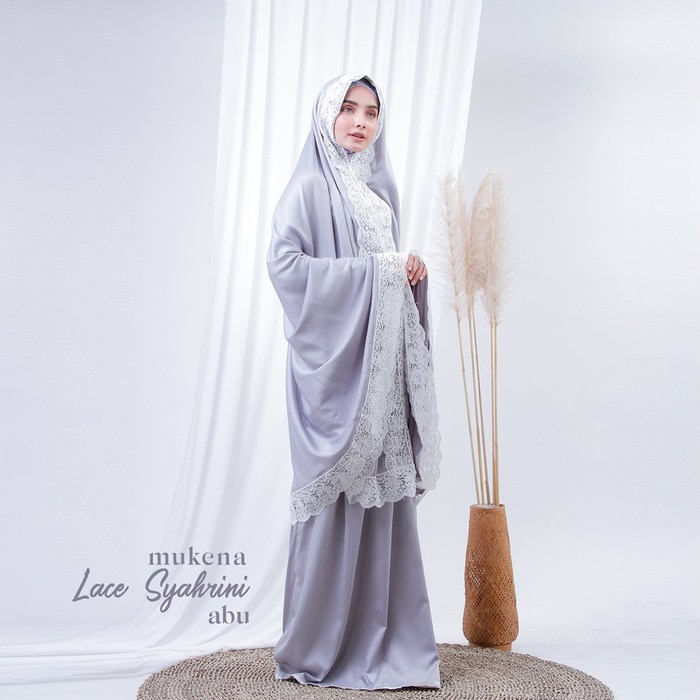 Mukena jumbo dewasa mukena murah Mukena terbaru 2022 bahan adem murah katun jumbo Lace Syahrini