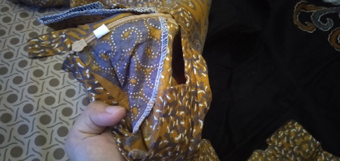 Baju Tunik Batik Fashion Atasan Tunik Cewek Kantor Outer Solo Td 002