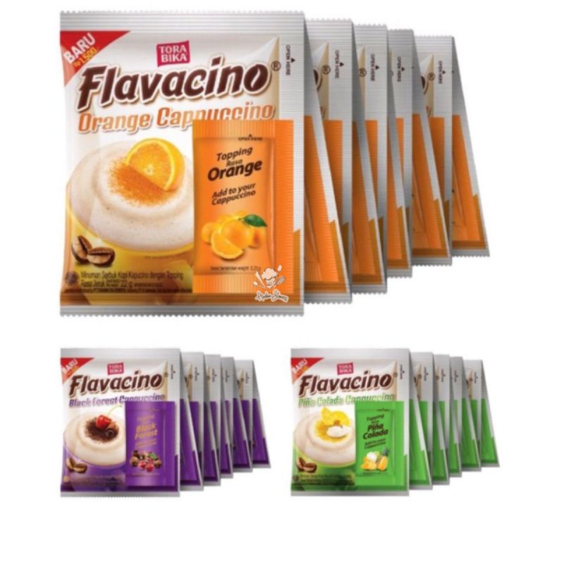 Torabika Flavacino Orange | Black Forest Capucino | Pinacolada  Cappucino (1 Renteng 10 Sachet)