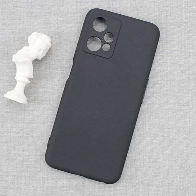 REALME 9 / 9 PRO / 9 PRO+ SOFTCASE PREMIUM MACARON BLACK SILICONE SOFT CASE - REALME 9 PRO PLUS