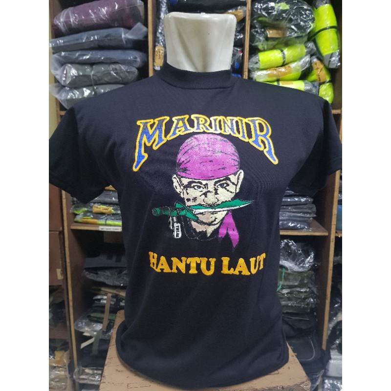 Kaos Target Marinir Hantu Laut biru dongker|Kaos Oblong marinir|kaos oblong hantu laut