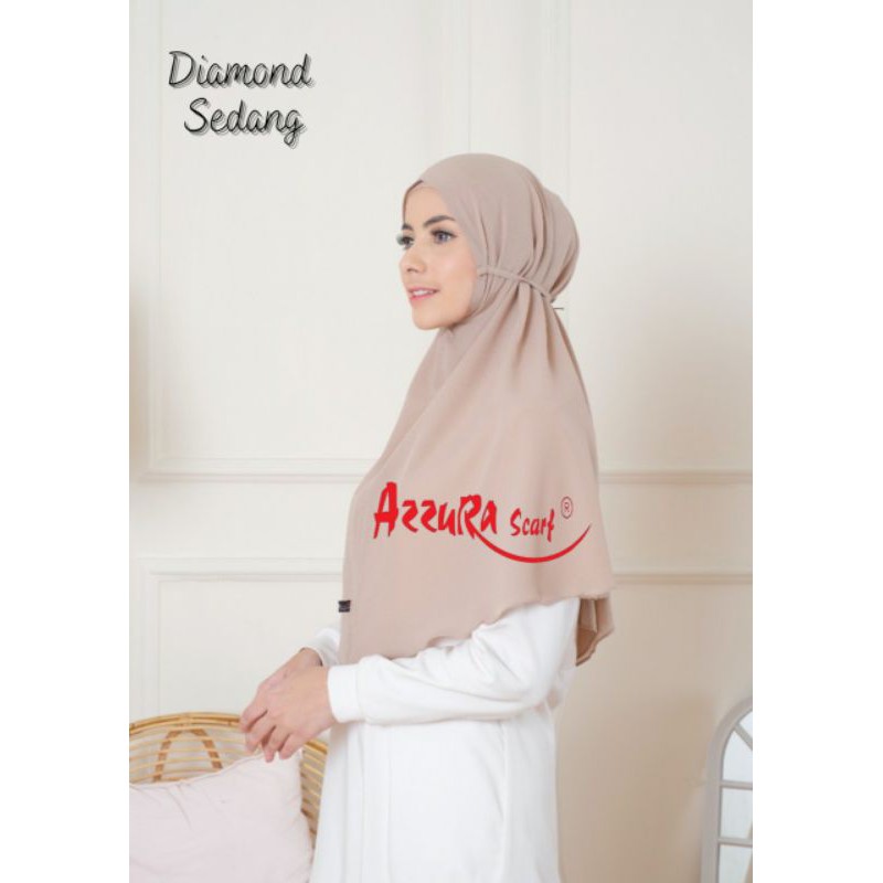 BERGO MARYAM DIAMOND | HIJAB MARYAM | ORIGINAL | AZZURA | BERGO TALI | BERGO POLOS | HIJAB INSTAN-3