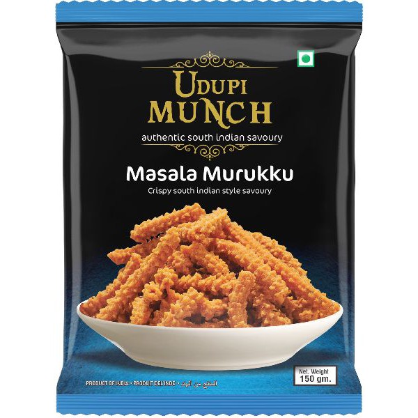 

Makanan Ringan Udupi Munch 170gr / makanan india / Cemilan India HALAL / Namkeen / Snack India