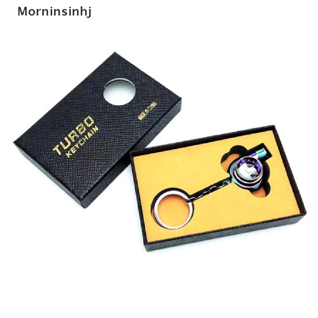 Mornin 1Pc Mini Turbo Turbocharger Spinning Turbin Mobil Interisor Accessorie Keyring id