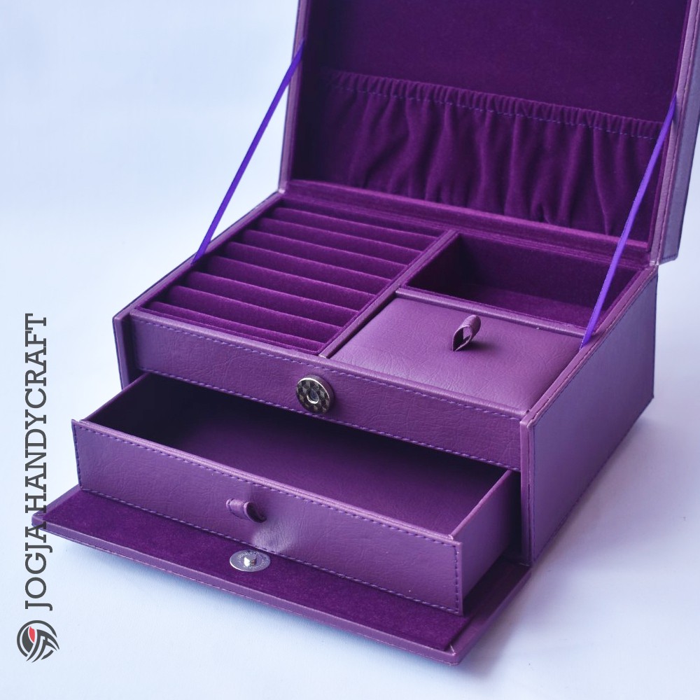 NEW!! Jewelry Box | Kotak Tempat Perhiasan &amp; Aksesoris Purple