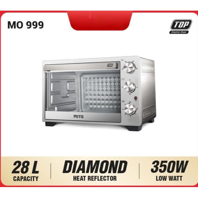 MITO Oven Listrik Top MO-999 28L Pemanggang Kue