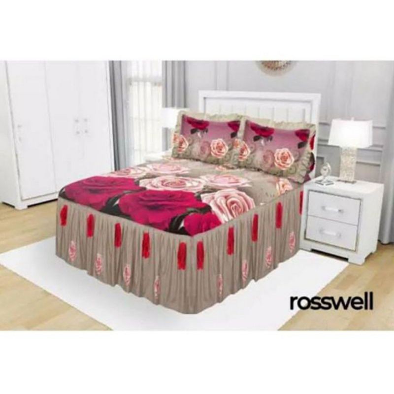 Sprei Rumbai California King B4 180 × 200 Motif Rosswell | Sprei Bagus