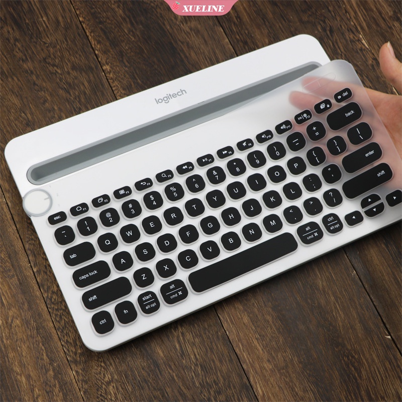 Cover Pelindung Keyboard Wireless Bluetooth Logitech K480 Bahan Silikon Anti Debu