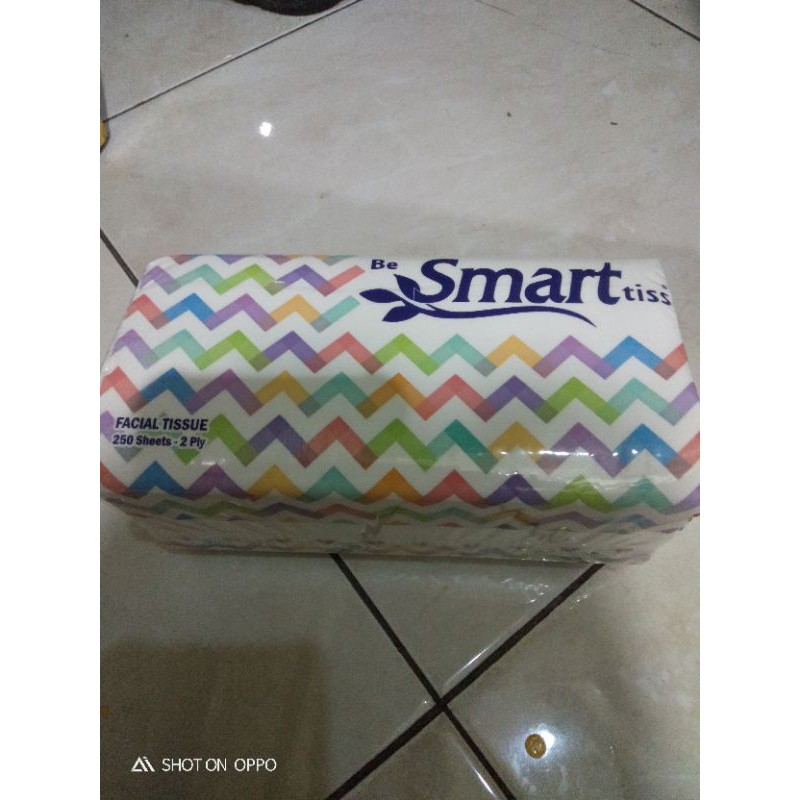 Be SmartTiss - Facial Tissue 250 Sheet 2Ply - Tisu Tissu