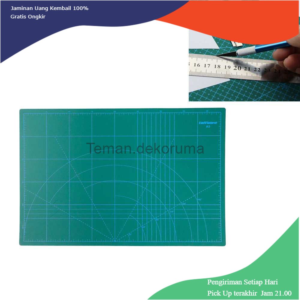 TD - PKK Taffware Work Cutting Mat Pad A3 45 x 30cm - GKSA3