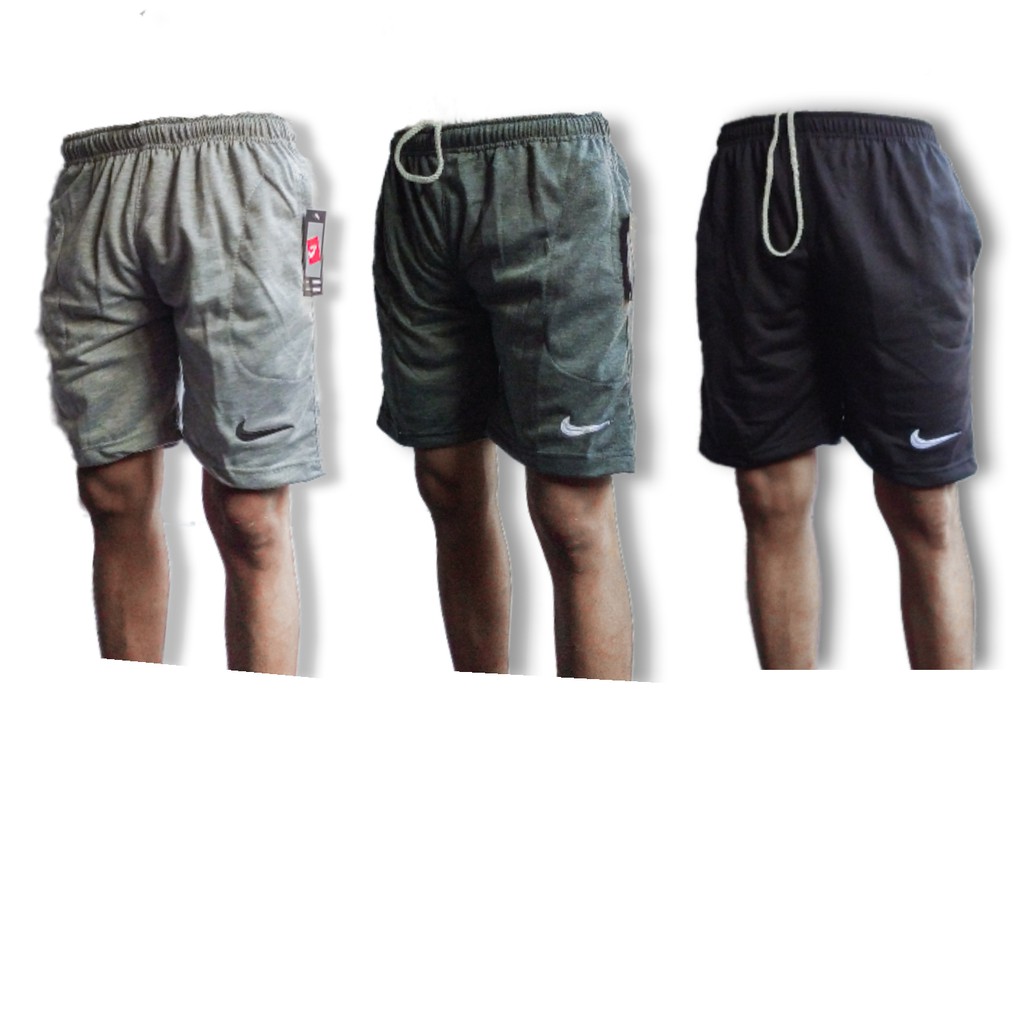 Paket isi 3 pc celana olahraga boxer kolor L fit XL