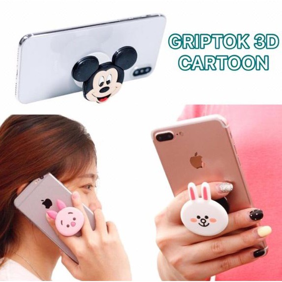 Popsocket 3D Karakter/ 3D Cartoon Popsockets/ POP SOCKET 3D / POP SOCKET TERMURAH PREMIUM