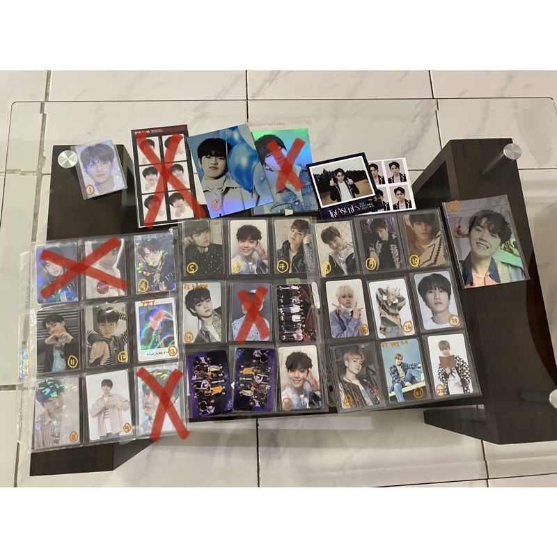 PC treasure manyo, album Yedam, Asahi, Hyunsuk, Jihoon, Doyoung, Junghwan, Junkyu