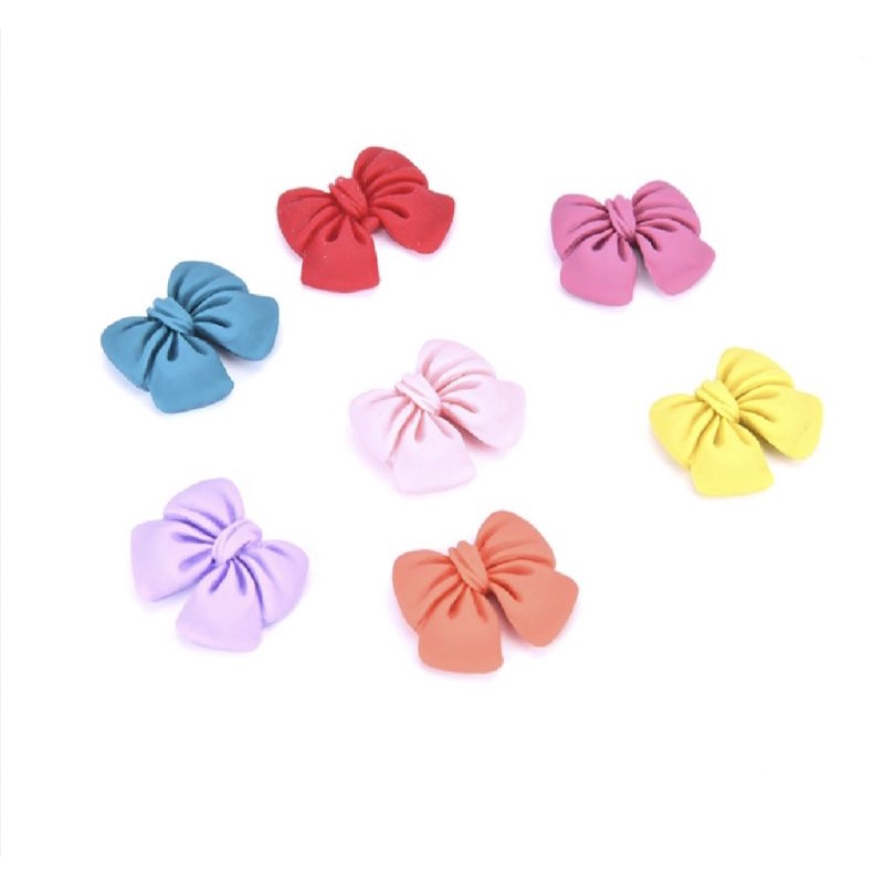 Resin Clay Flat back Bow Knot Pita