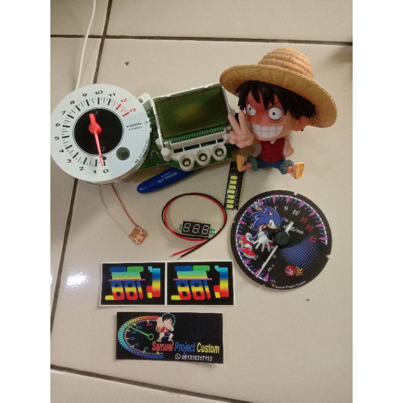 bahan full custom speedo fu dan plus pasang