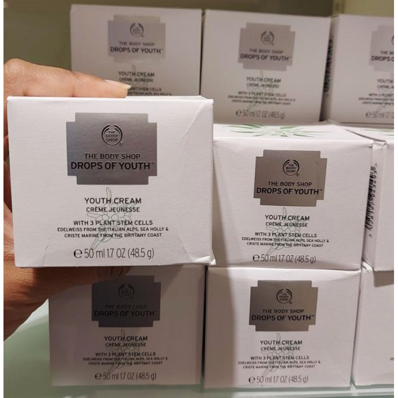 TBs the body shop doy drop drops of youth cream 50 ml