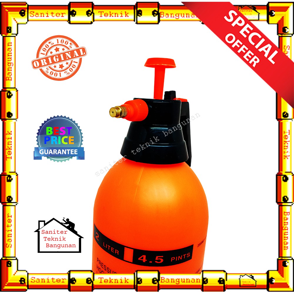 Semprotan Air 2 Liter Orange Tebal