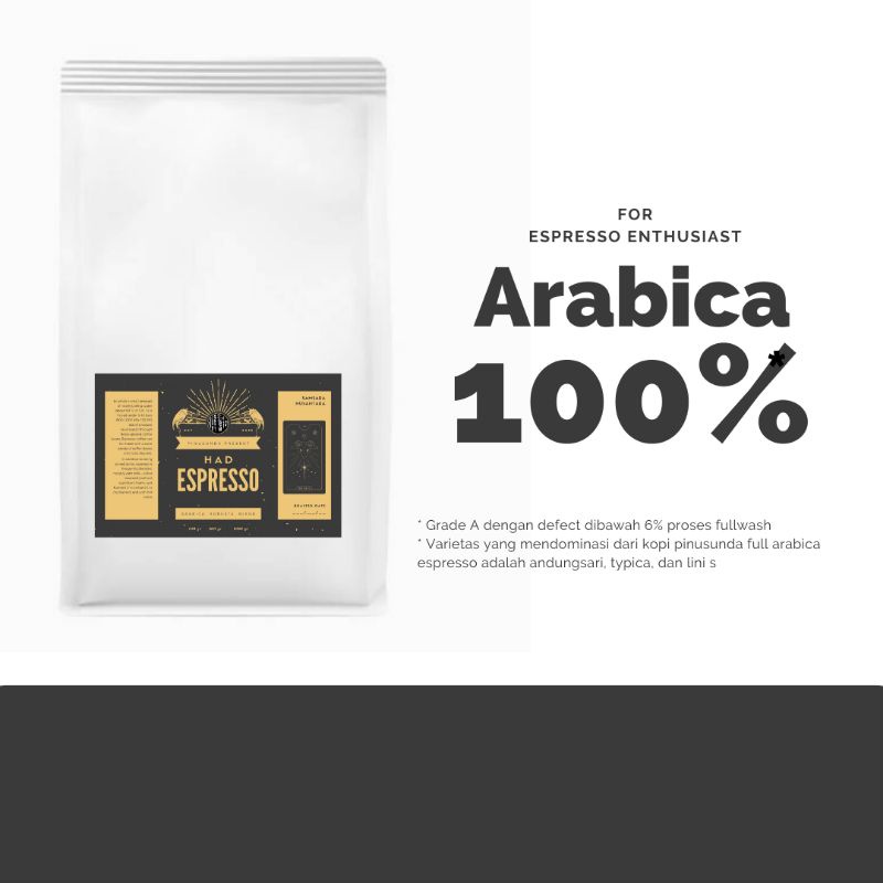 

BIJI KOPI FULL ARABIKA ESPRESSO 1 KG