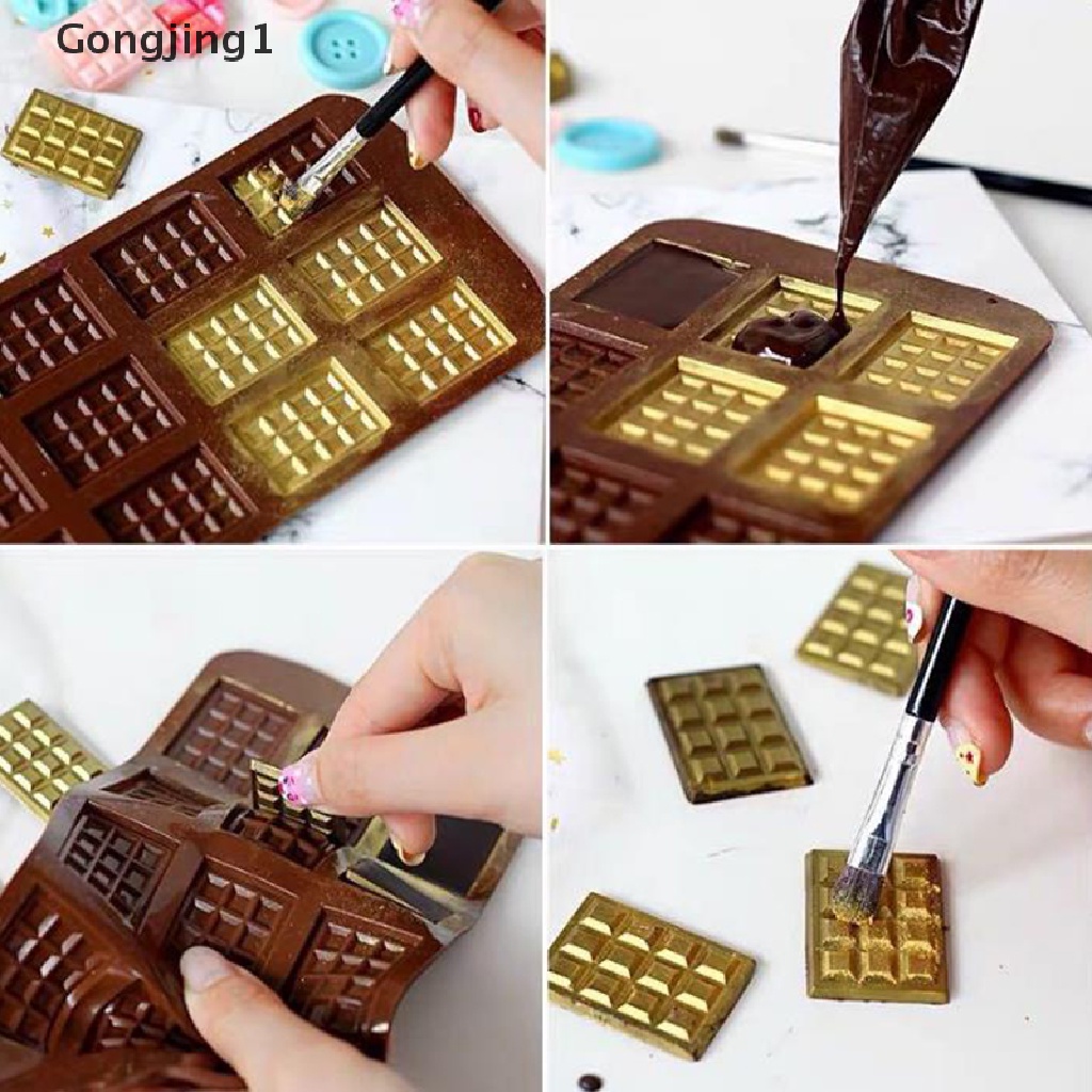 Gongjing1 Cetakan Coklat / Kue / Permen DIY Bahan Silikon