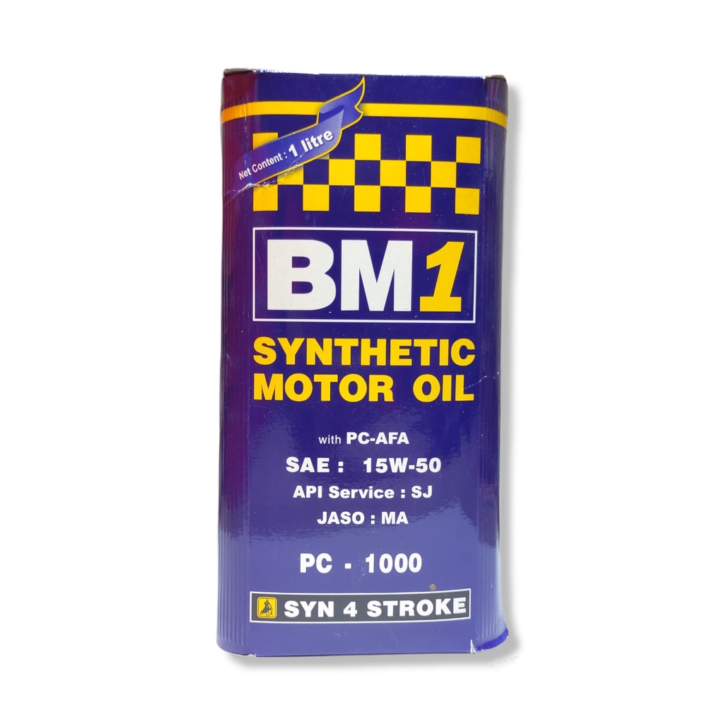 OLI BM1 PC-1000 15W50 SJ JASO MA PC-AFA 1 LITER SATRIA FU DLL ORIGINAL