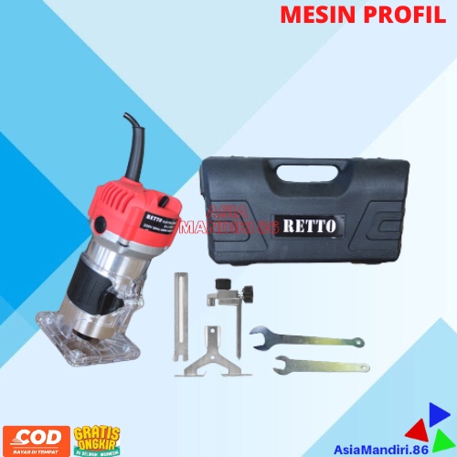 PAKET (5 ITEM) TUKANG KAYU mesin circular saw YUKIDO + mesin serut + bor listrik 10mm + Grenda 4inch + mesin profil YUKIDO harga termurah