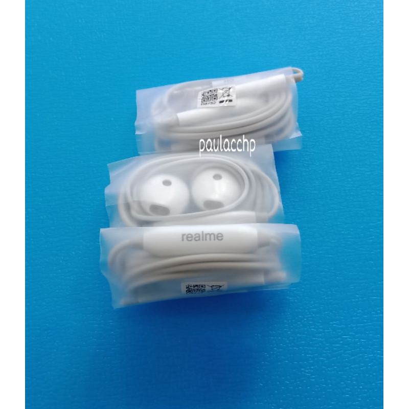 HEANDSET EARPHONE REALME 7i 6i 5i C12 C15 ORIGINAL100%